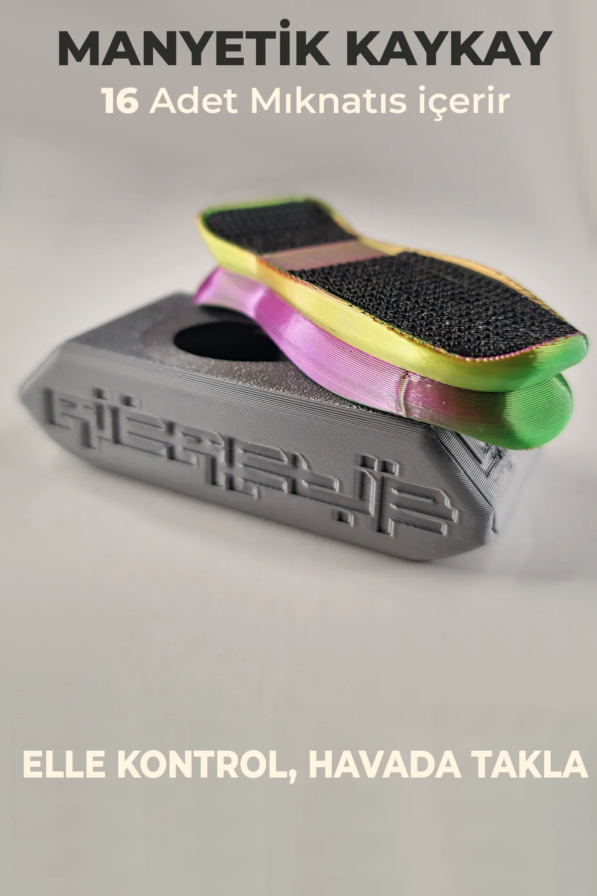Oldschool-Kickflip Mıknatıslı Kaykay-Alien (Limited Edition)