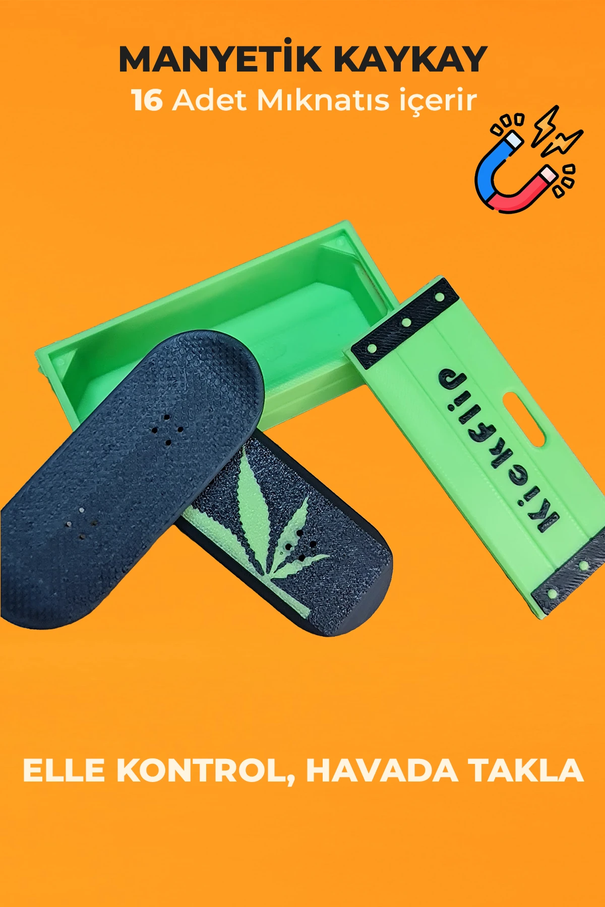 Kickflip Mıknatıslı Kaykay- Malum OT